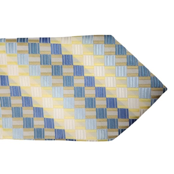 Modern Elements Mens Geometric Patterned Tie - Picture 3 of 8